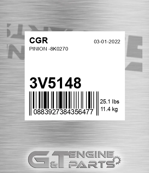 3V5148 CGR Pinion -8k0270