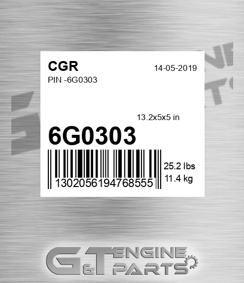 6G0303 CGR Pin -