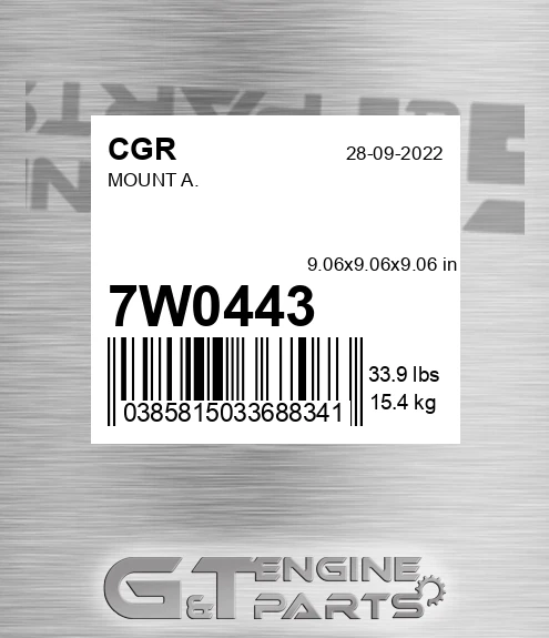 7W0443 Mount A.