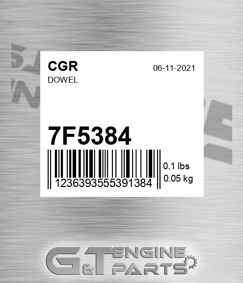 7F5384 Dowel