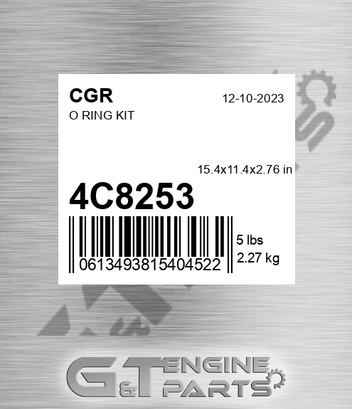 4C8253 O Ring Kit