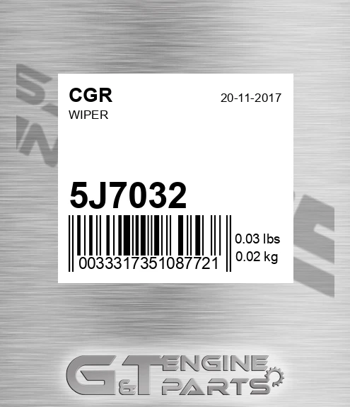 5J7032 Wiper