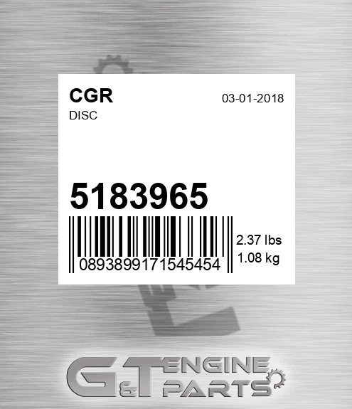 5183965 Disc for CGR