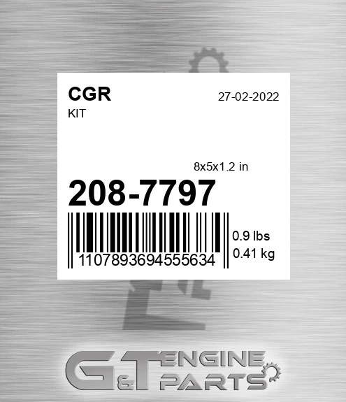 208-7797 Kit for CGR