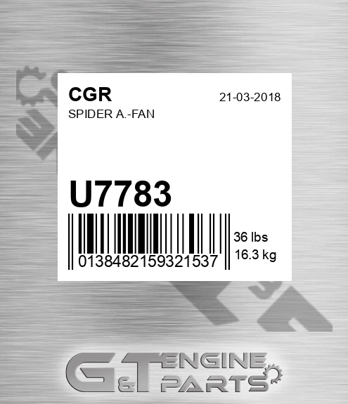 U7783 Spider A.-fan
