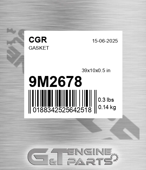 9M2678 CGR Gasket