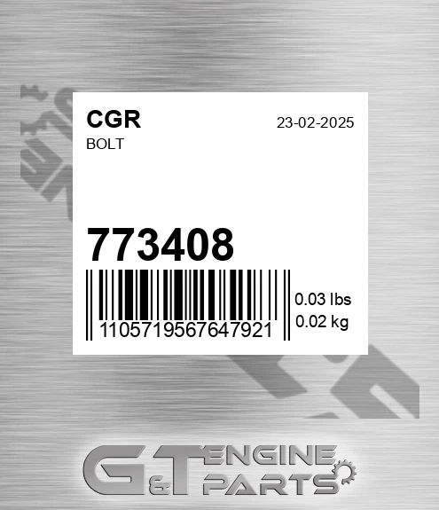 773408 Bolt