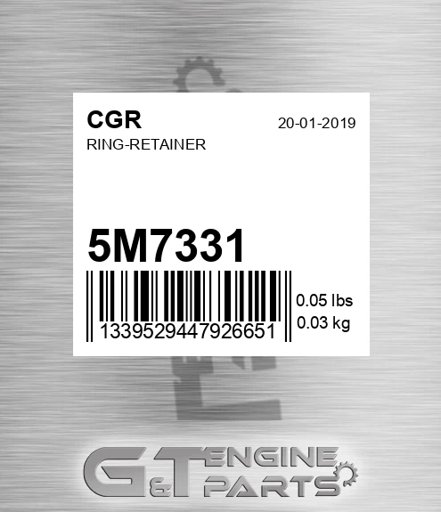 5M7331 Ring-retainer