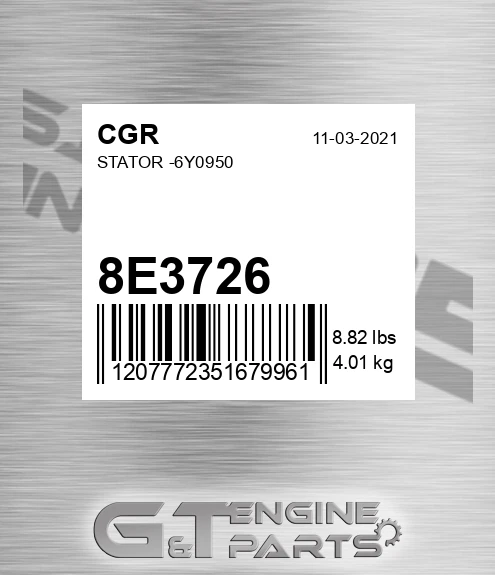 8E3726 Stator -6y0950