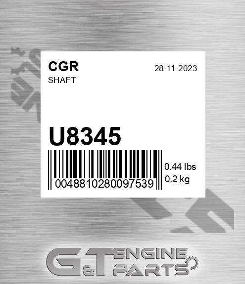 U8345 CGR Shaft
