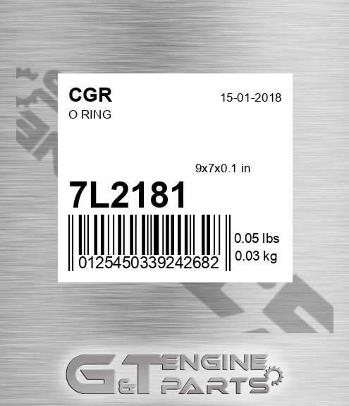 7L2181 CGR O Ring