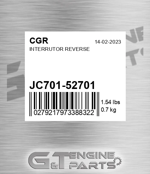 JC701-52701 Interrutor Reverse