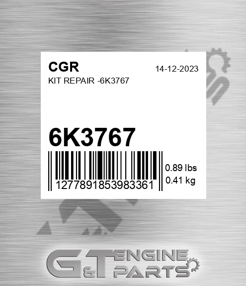 6K3767 CGR Kit Repair -