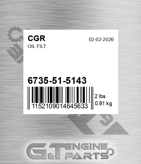 6735-51-5143 Oil Filt