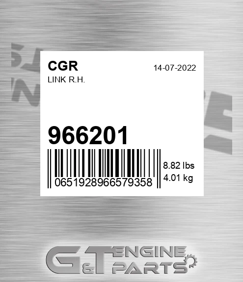 966201 CGR Link R.h.