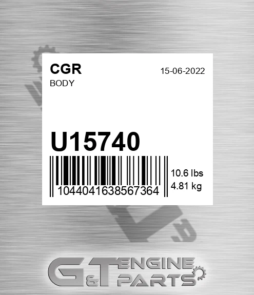 U15740 CGR Body