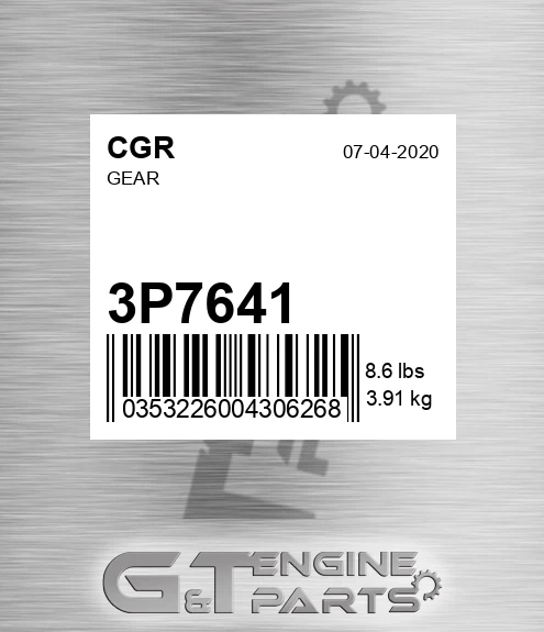 3P7641 Gear