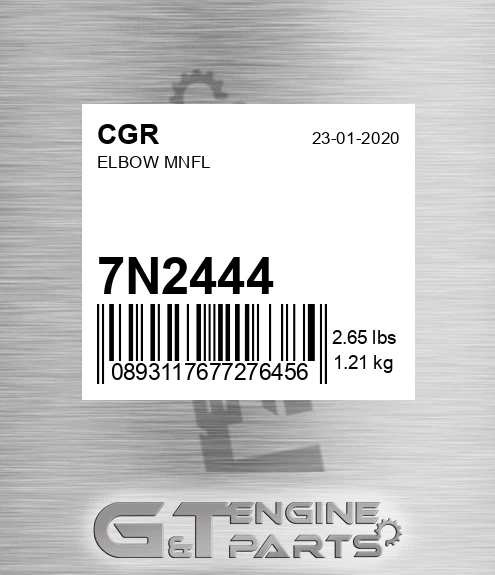 7N2444 Elbow Mnfl