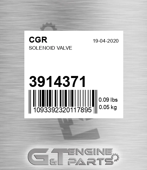 3914371 Solenoid Valve