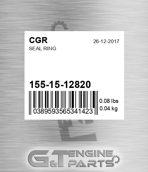155-15-12820 Seal Ring