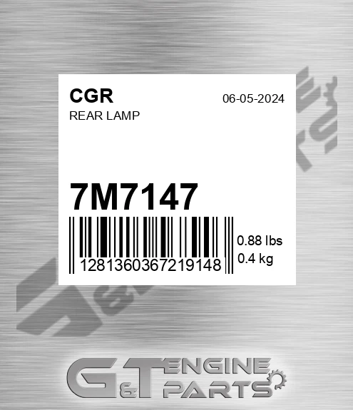 7M7147 Rear Lamp