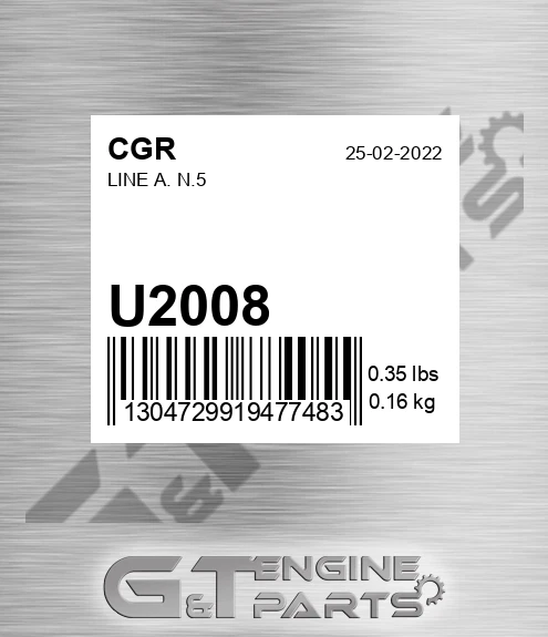 U2008 Line A. N.5