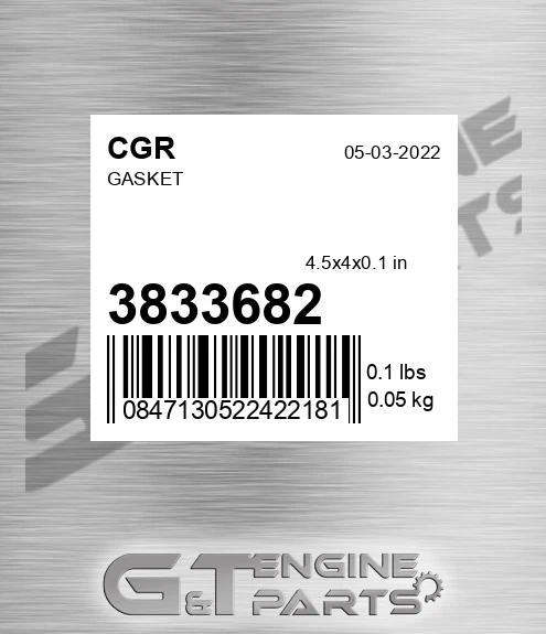3833682 CGR Gasket