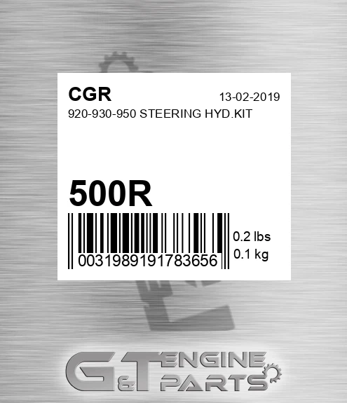 500R 920-930-950 Steering Hyd.kit