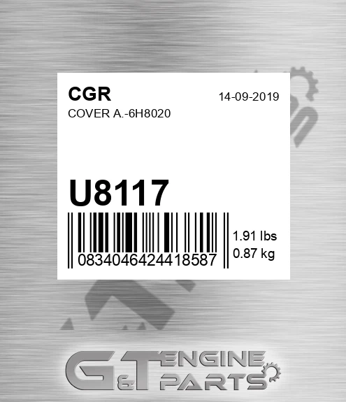 U8117 CGR Cover A.-6h8020