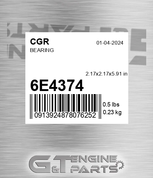 6E4374 CGR Bearing