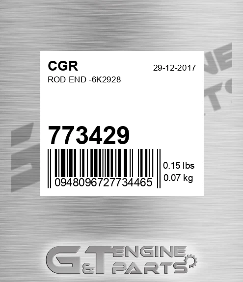773429 Rod End -6k2928