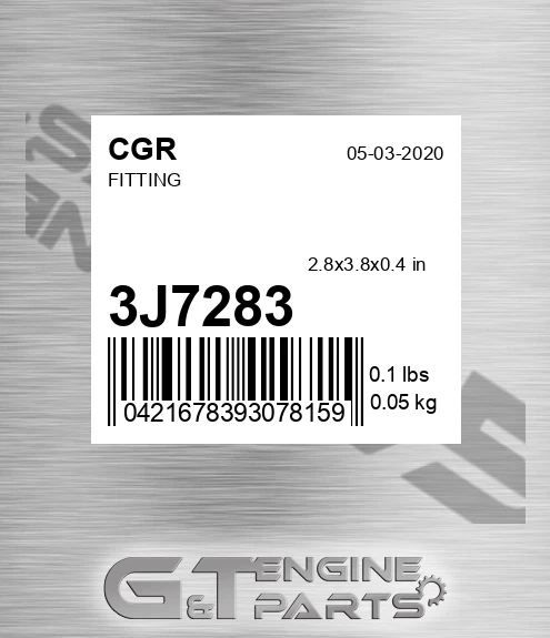 3J7283 Fitting