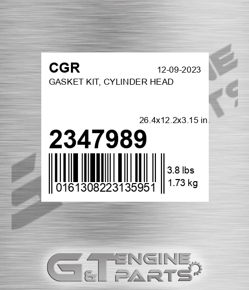 2347989 Gasket Kit, Cylinder Head for CGR