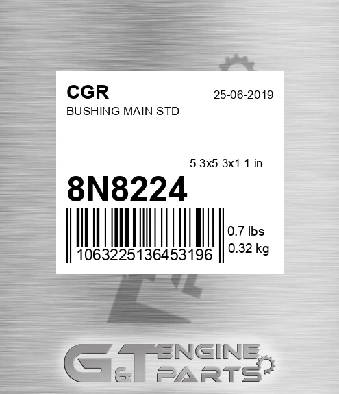 8N8224 Bushing Main Std