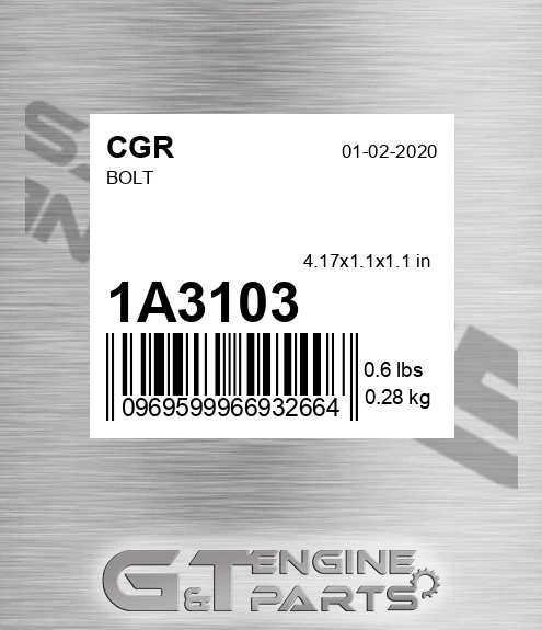 1A3103 Bolt