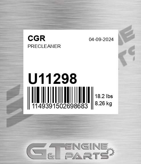 U11298 CGR Precleaner