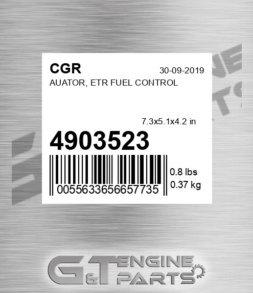 4903523 Auator, Etr Fuel Control