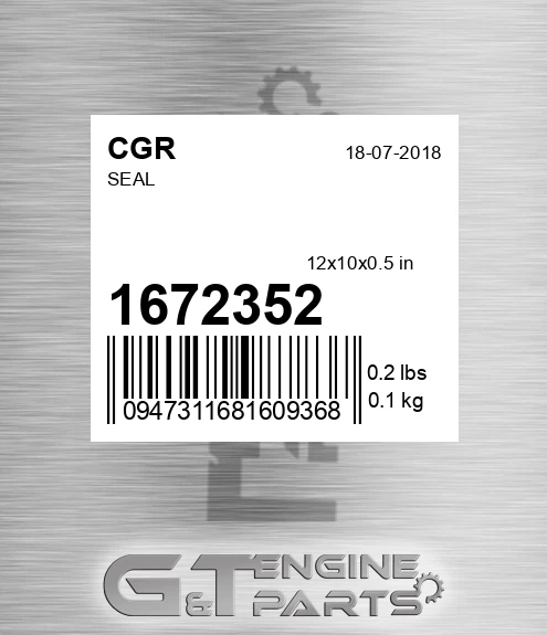 1672352 CGR Seal