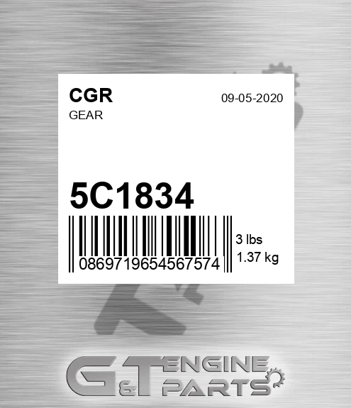 5C1834 Gear