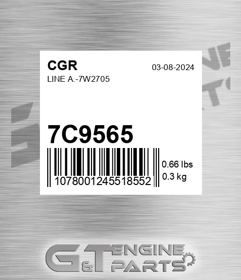 7C9565 Line A.-7w2705