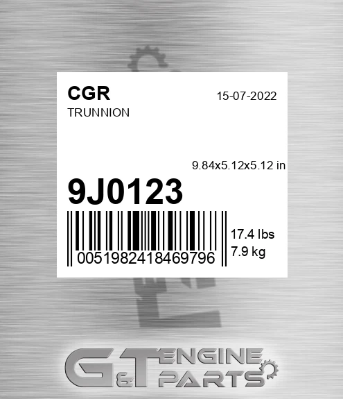9J0123 Trunnion