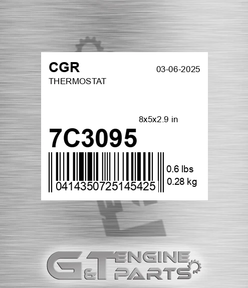 7C3095 CGR Thermostat
