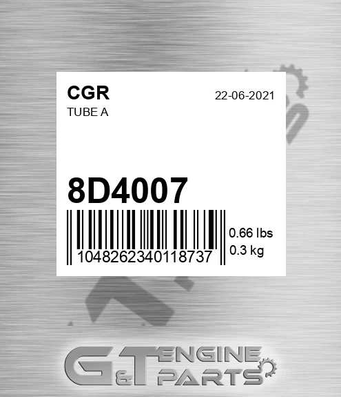 8D4007 Tube A