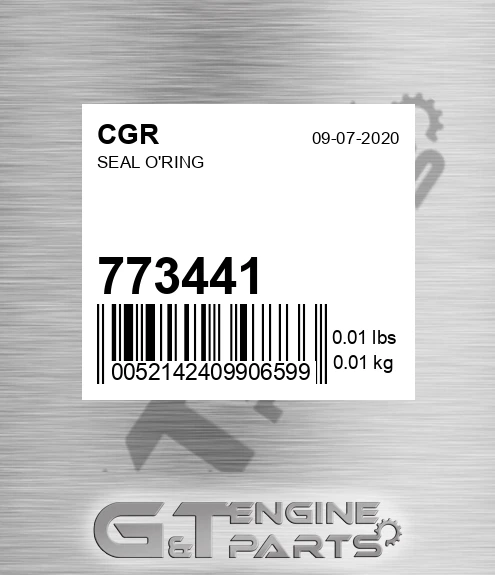 773441 CGR Seal O'ring