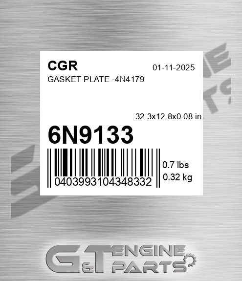 6N9133 CGR Gasket Plate -4n4179