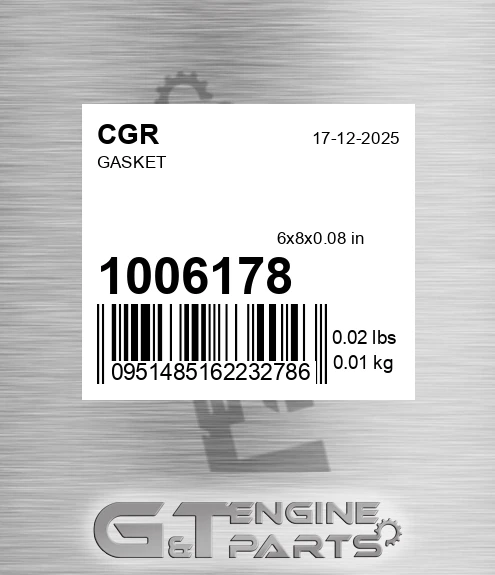 1006178 Gasket