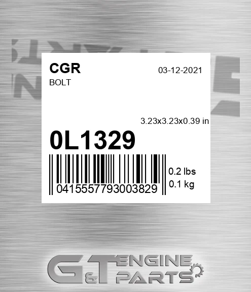 0L1329 Bolt