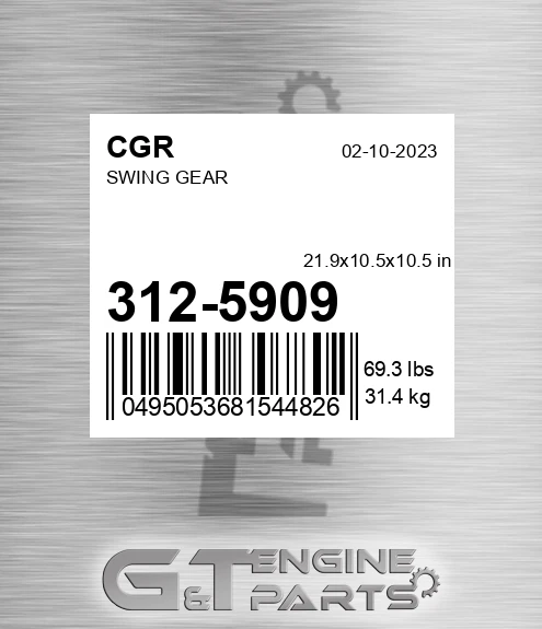 312-5909 Swing Gear