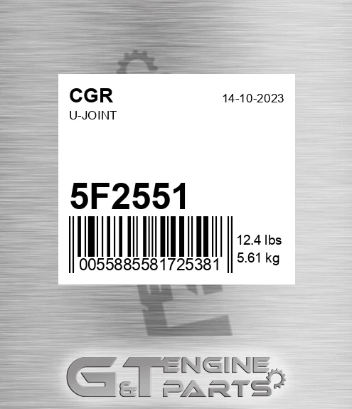 5F2551 CGR U-joint