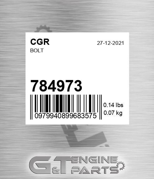784973 Bolt